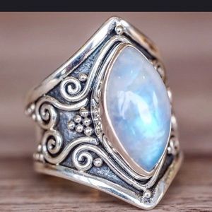 Boho hippy ring size 6 in women